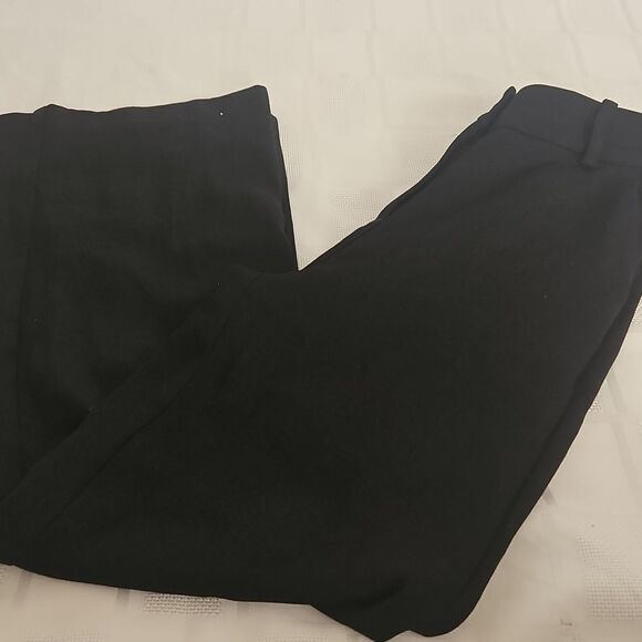 H&M Women's High-Rise Wide Leg  Dress Pants Black 0 - Picture 14 of 16